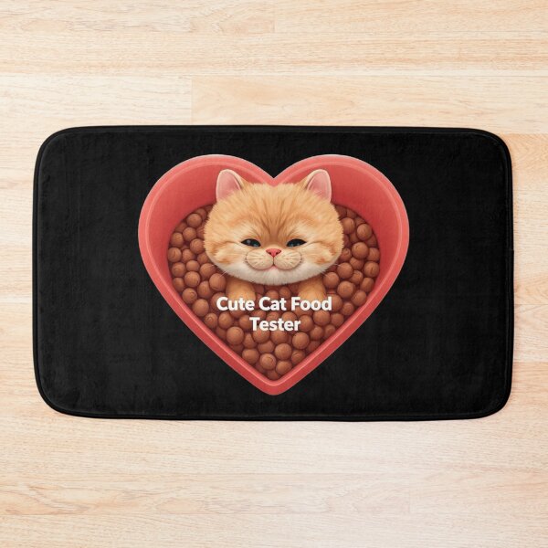 Item preview, Cat food tester, cute  Valentine's cat   designed and sold by YourTrendyTees.