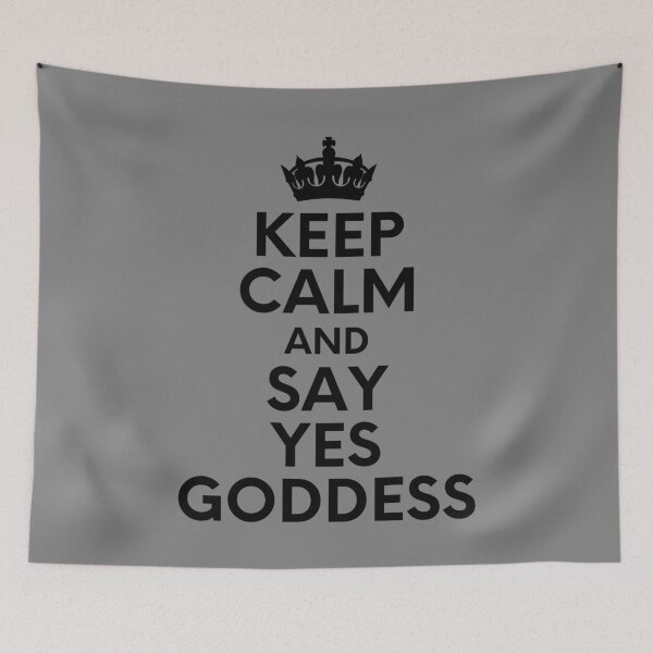 Item preview, Say Yes, Goddess - Black designed and sold by Laymela Underground.