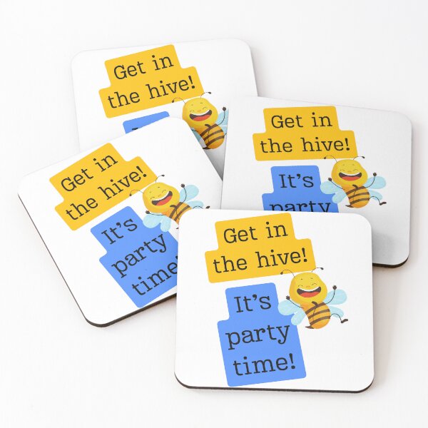 Item preview, Get in the hive! It’s party time! designed and sold by alekspardesign.