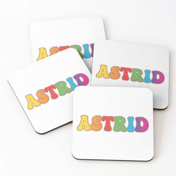 Item preview, ❤️ Astrid Personalized Name Wavy Retro Shirt, Coffee Mug, Sticker Gift designed and sold by HelixPedia.