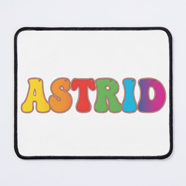 Item preview, ❤️ Astrid Personalized Name Wavy Retro Shirt, Coffee Mug, Sticker Gift designed and sold by HelixPedia.