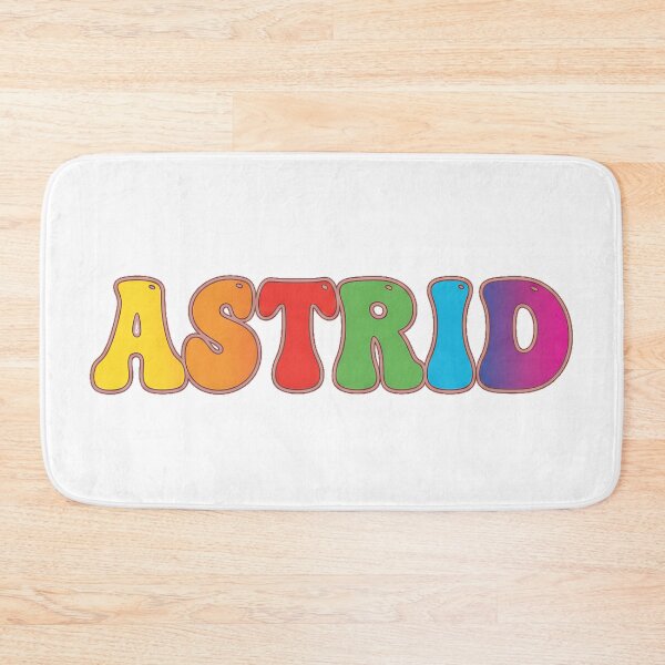 Item preview, ❤️ Astrid Personalized Name Wavy Retro Shirt, Coffee Mug, Sticker Gift designed and sold by HelixPedia.