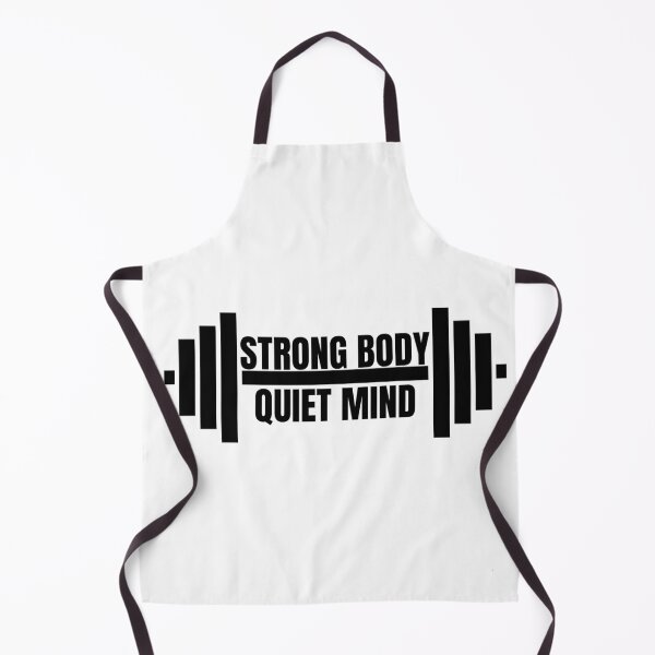 Item preview, Strong Body Quiet Mind – Gym Motivation Workout Shirt designed and sold by TheTrueMood.