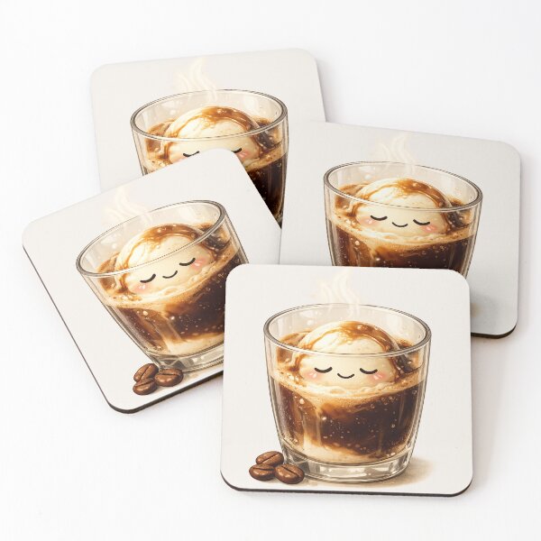 Item preview, Affogato Espresso Art — Cozy Café Coffee & Dessert designed and sold by MeghannsMinimalMeals.