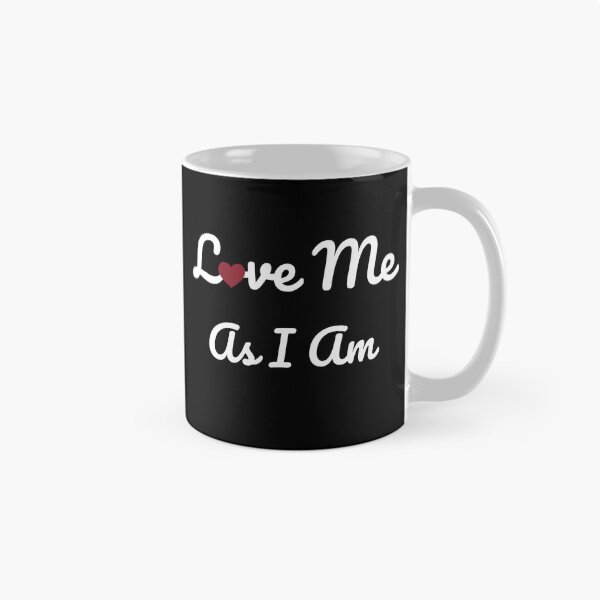 Item preview, Love Me As I Am – White Minimal Typography designed and sold by SalvaNova.