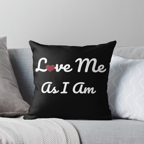 Item preview, Love Me As I Am – White Minimal Typography designed and sold by SalvaNova.