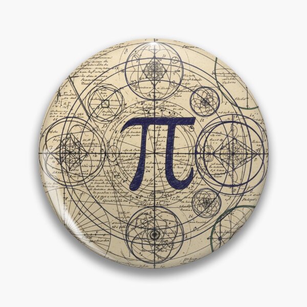 Item preview, Vintage Pi Symbol Scientific Diagram - Antique Mathematics Aesthetics designed and sold by Design_Your_Day.