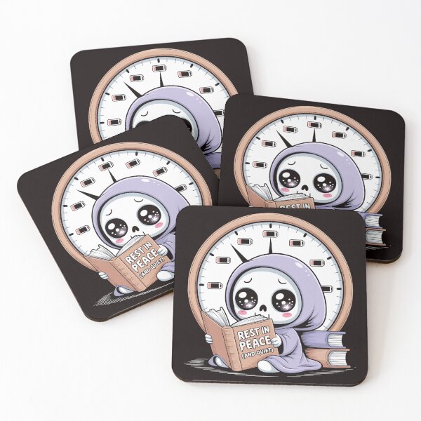 Item preview, Cute Grim Reaper Low Social Battery - Introvert Rest Mode designed and sold by ViviByPaula.