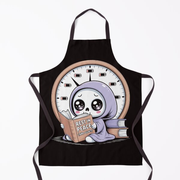 Item preview, Cute Grim Reaper Low Social Battery - Introvert Rest Mode designed and sold by ViviByPaula.