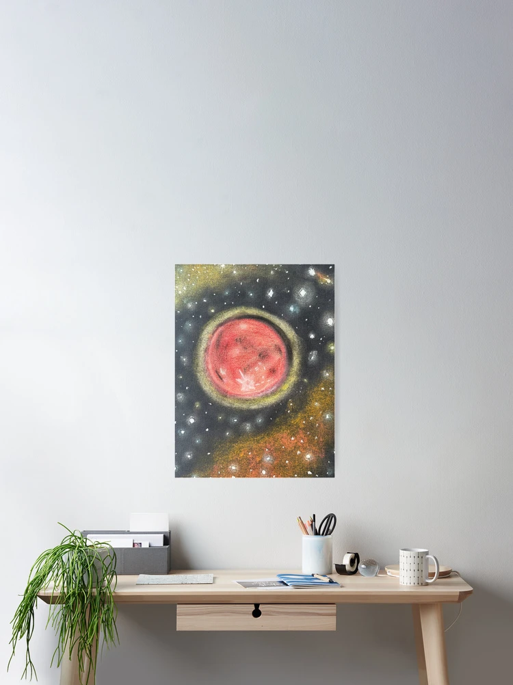 Thumbnail 2 of 3, Poster, Red Moon Rising designed and sold by KISMET_.