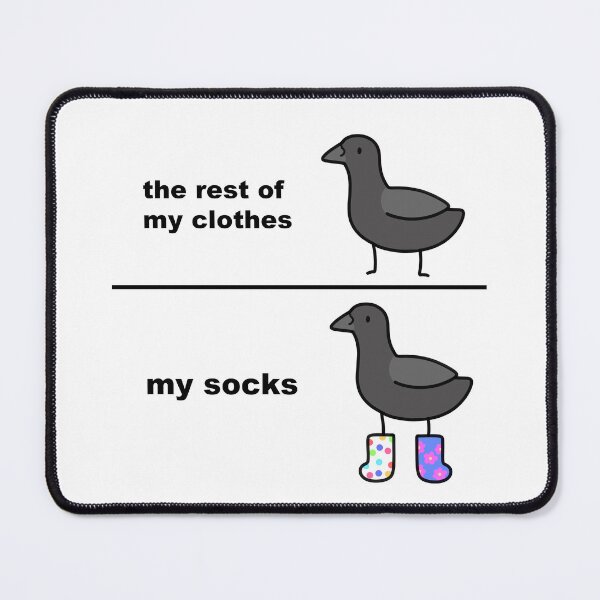 Item preview, socks designed and sold by sadfacestickers.