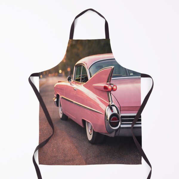 Artikelvorschau, Rückansicht des pinkfarbenen Cadillac Sunset entworfen und verkauft von Soft Chaos Club.