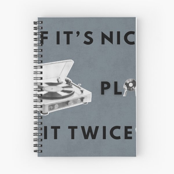 Item preview, If It's Nice Play It Twice | Vintage Vinyl Record Player & Retro Music Poster designed and sold by The Lucid Gaze.