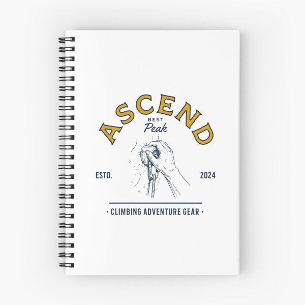 Item preview, Ascend Climbing Adventure Gear — Vintage Rock Climbing Mountain Illustration designed and sold by Colorful-Garden.