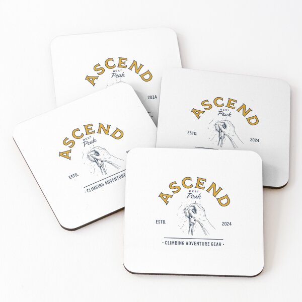 Item preview, Ascend Climbing Adventure Gear — Vintage Rock Climbing Mountain Illustration designed and sold by Colorful-Garden.