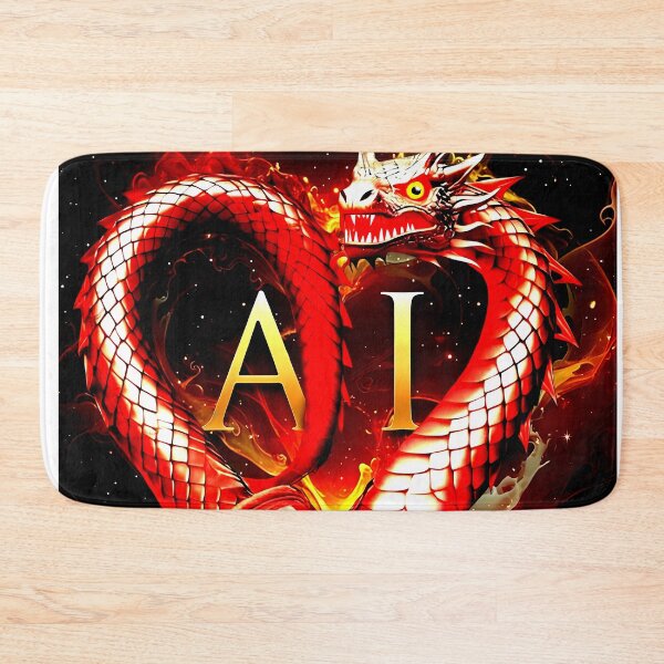 Item preview, Fantasy Serpent Coiled in Love AI designed and sold by StickBuAndii.