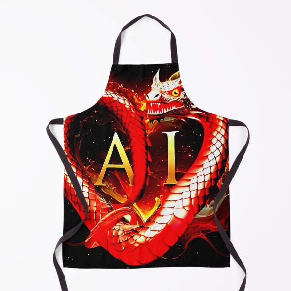 Item preview, Fantasy Serpent Coiled in Love AI designed and sold by StickBuAndii.