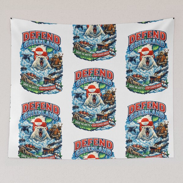 Item preview, Defend Greenland Arctic Climate Protest designed and sold by AntonioJ8.