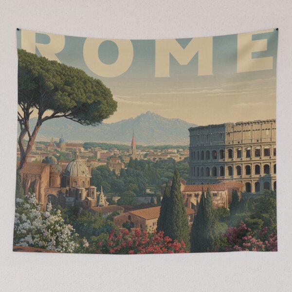 Item preview, Rome Vintage Poster designed and sold by Rtymer.