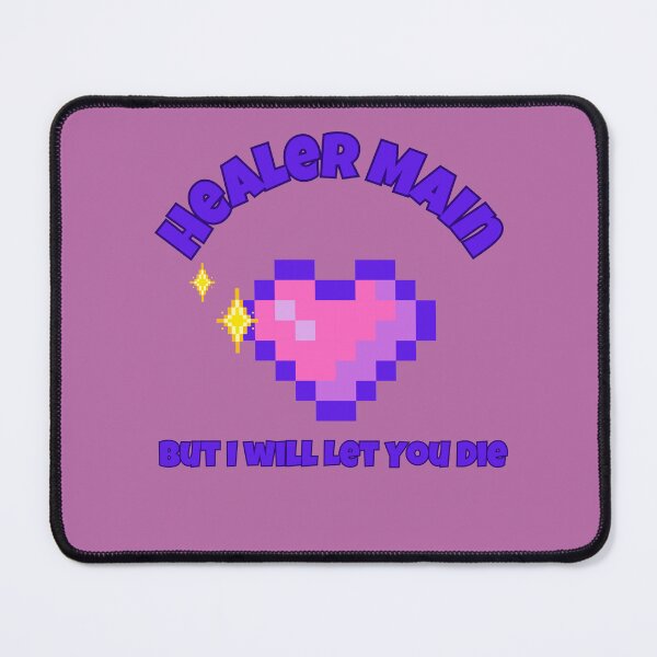 Item preview, Cute Gamer Girl Shirt Healer Main Funny Meme Tee for MMO Support Players Pixel Heart Hoodie designed and sold by EvDoodles.