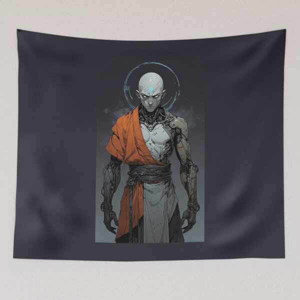 Item preview, Cyborg Monk designed and sold by ArtCraftLab.