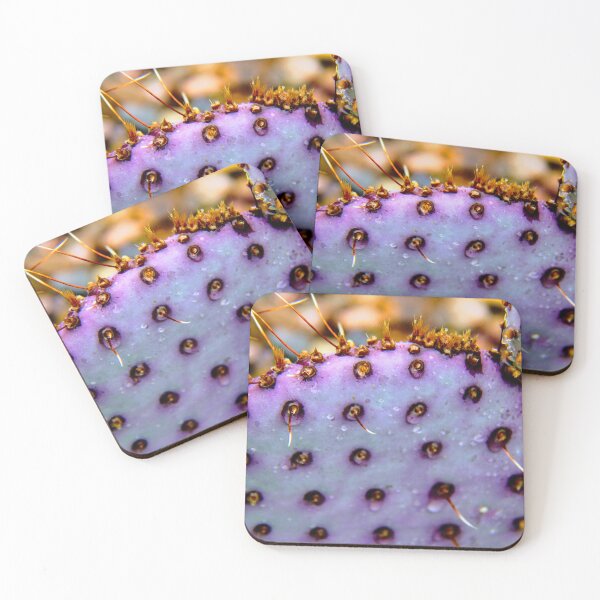 Item preview, Purple Cactus Close-Up | Surreal Desert Photography designed and sold by Tempraneo Photo.