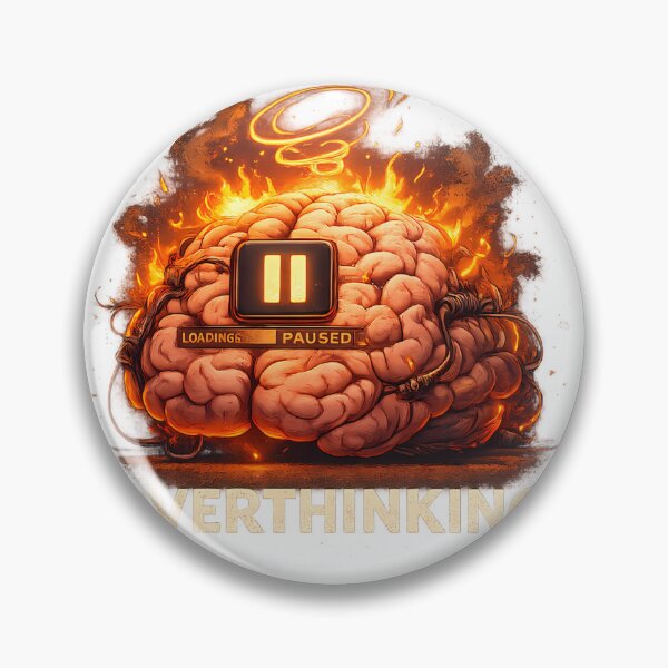 Item preview, Overthinking – Mind Overload designed and sold by DaGont Creative.