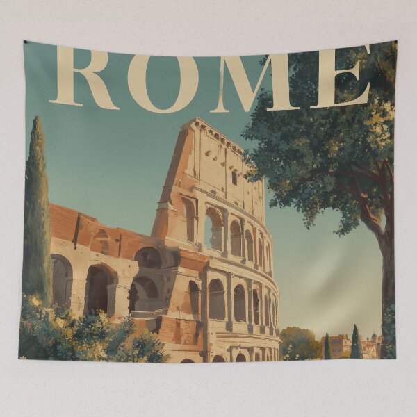 Item preview, Rome Vintage Poster designed and sold by Rtymer.