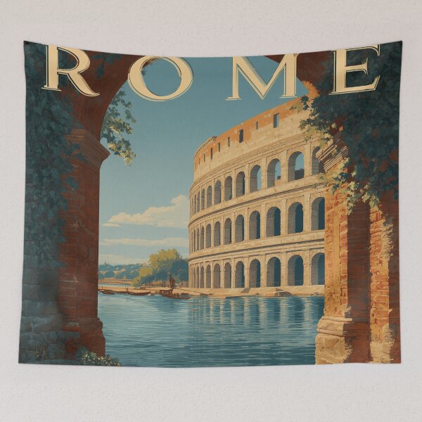 Item preview, Rome Vintage Poster designed and sold by Rtymer.