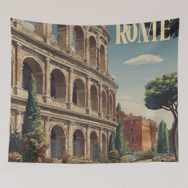 Item preview, Rome Vintage Poster designed and sold by Rtymer.