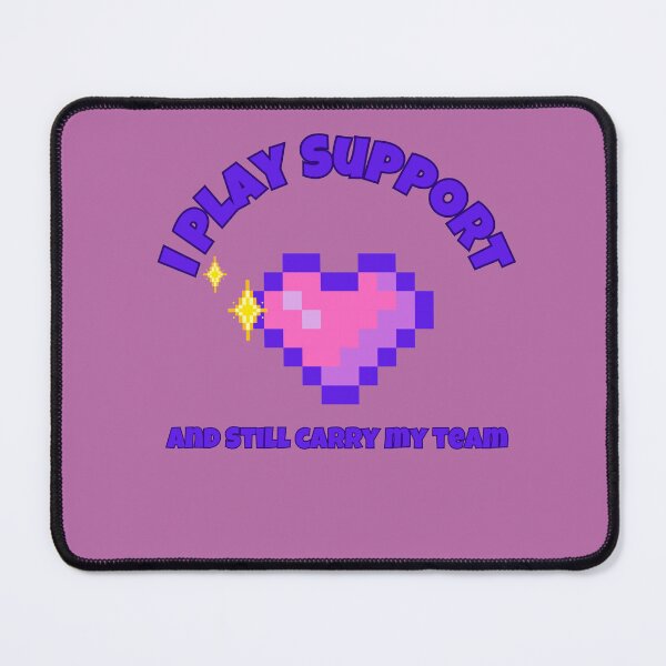 Item preview, Cute Gamer Girl Shirt Healer Main Funny Meme Tee for MMO Support Players Pixel Heart Hoodie designed and sold by EvDoodles.