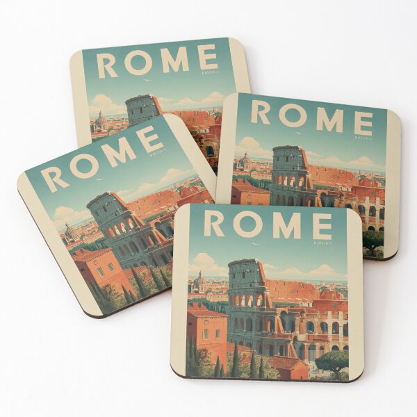 Item preview, Rome Vintage Poster designed and sold by Rtymer.