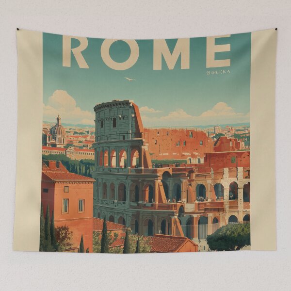 Item preview, Rome Vintage Poster designed and sold by Rtymer.
