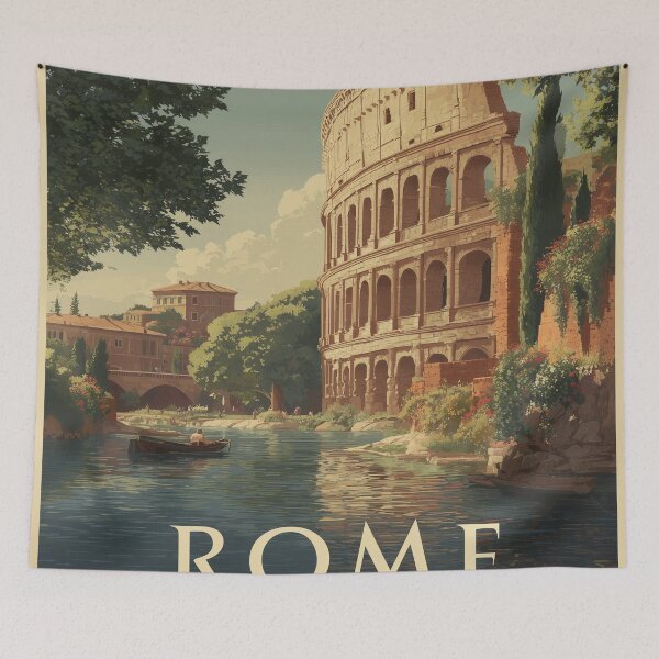 Item preview, Rome Vintage Poster designed and sold by Rtymer.