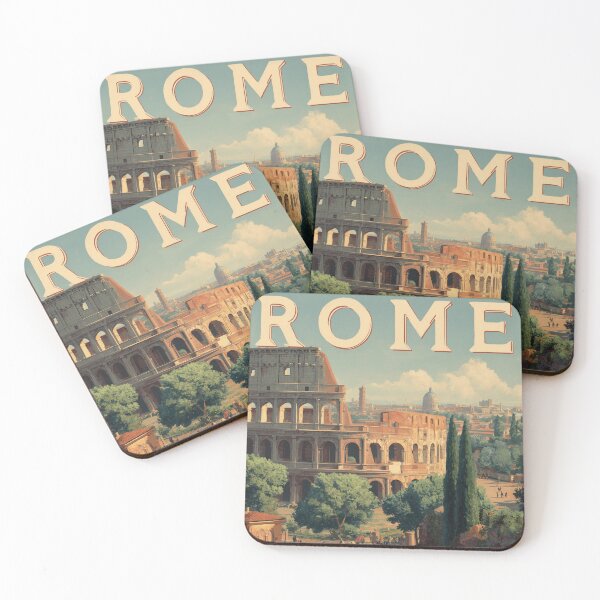 Item preview, Rome Vintage Poster designed and sold by Rtymer.