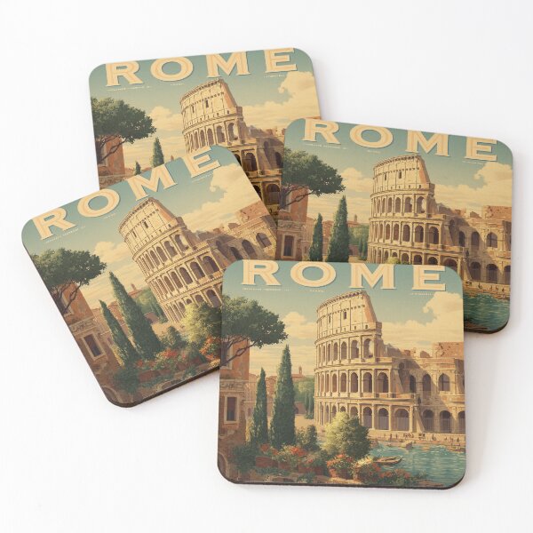 Item preview, Rome Vintage Poster designed and sold by Rtymer.