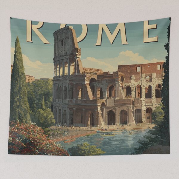Item preview, Rome Vintage Poster designed and sold by Rtymer.