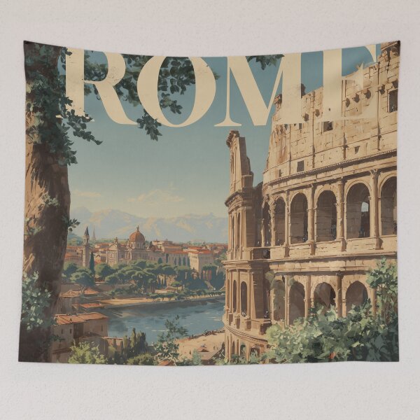 Item preview, Rome Vintage Poster designed and sold by Rtymer.