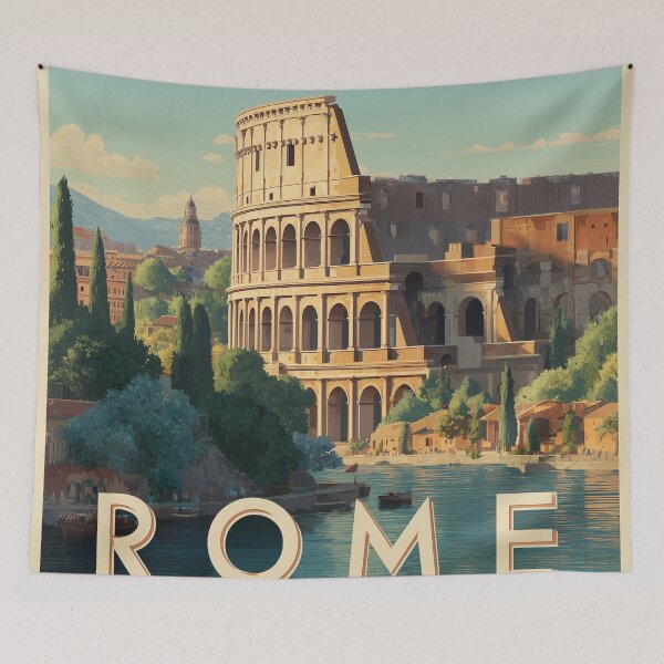 Item preview, Rome Vintage Poster designed and sold by Rtymer.