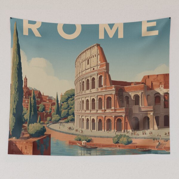 Item preview, Rome Vintage Poster designed and sold by Rtymer.