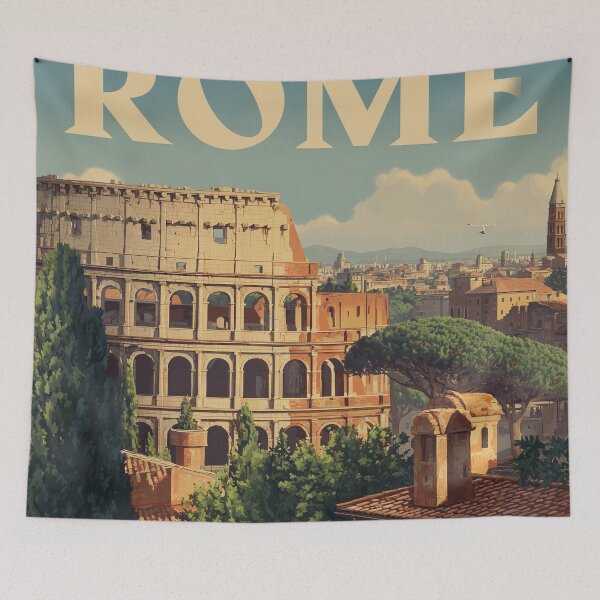 Item preview, Rome Vintage Poster designed and sold by Rtymer.