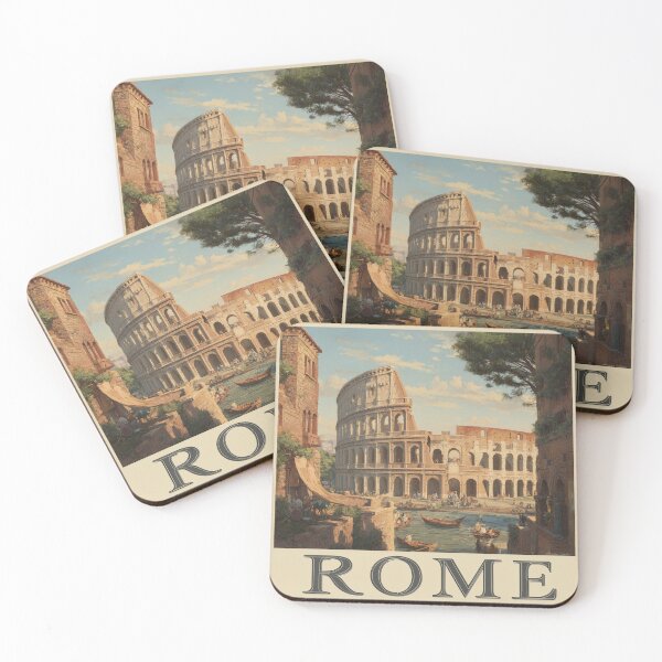 Item preview, Rome Vintage Poster designed and sold by Rtymer.