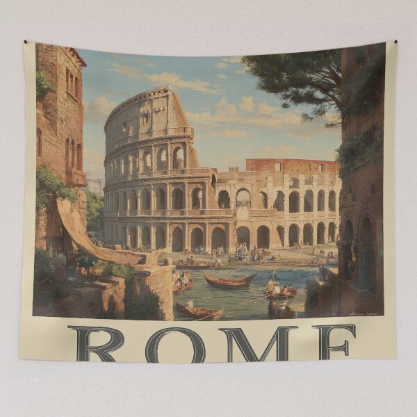 Item preview, Rome Vintage Poster designed and sold by Rtymer.