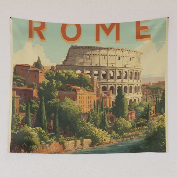 Item preview, Rome Vintage Poster designed and sold by Rtymer.
