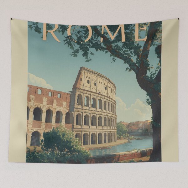 Item preview, Rome Vintage Poster designed and sold by Rtymer.