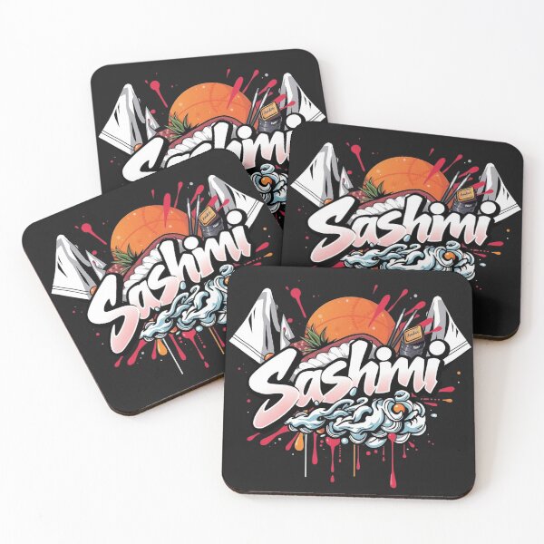 Item preview, Sashimi Japan – Japanese Food Illustration Art designed and sold by Sparkofart07.