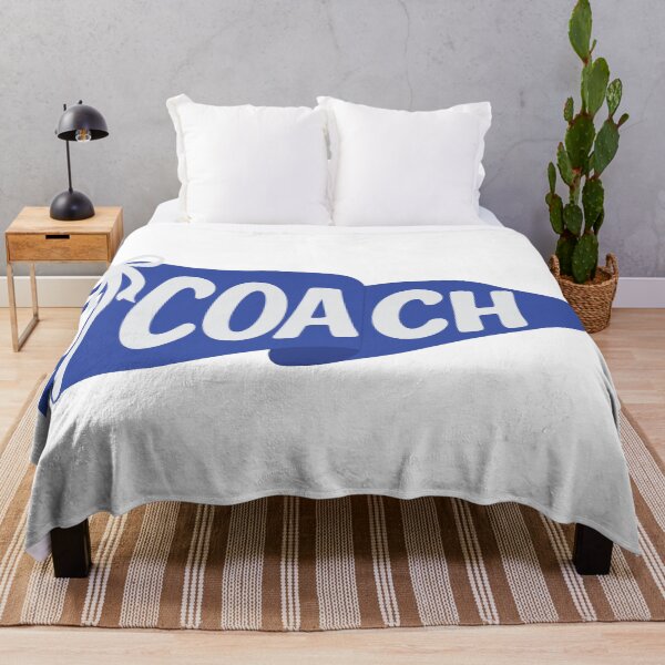Item preview, "Coach" Pennant Flag Blue designed and sold by jillianromero.