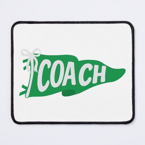 Item preview, "Coach" Pennant Flag Green designed and sold by jillianromero.