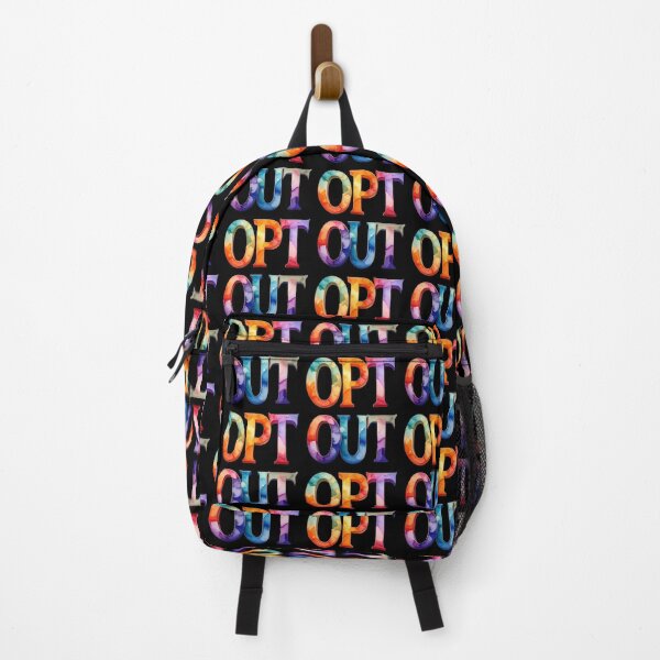 Item preview, Opt out, colorful watercolors designed and sold by LiskoDesign.