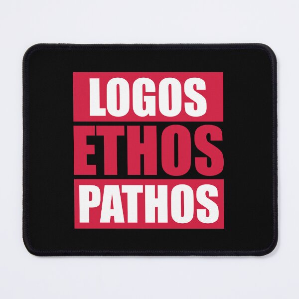 Item preview, Logos Ethos Pathos Rhetoric Philosophy Persuasion Arguments designed and sold by shirt-o-mat.